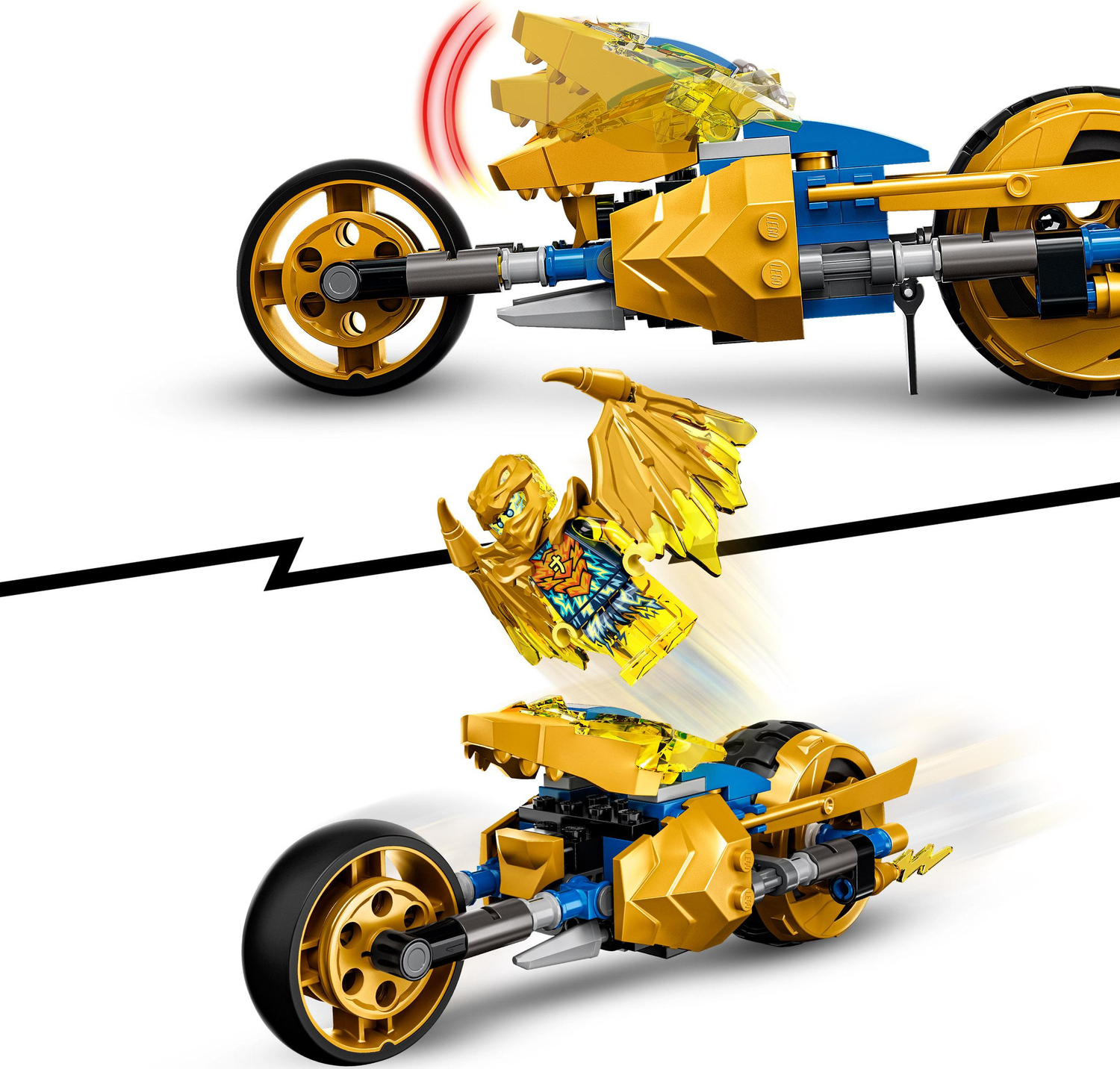 LEGO NINJAGO Jay's Golden Dragon Motorbike Set Toys To Love