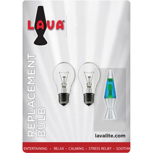 Lava Lamp 25 Watt Bulb 2Pk Kool & Child