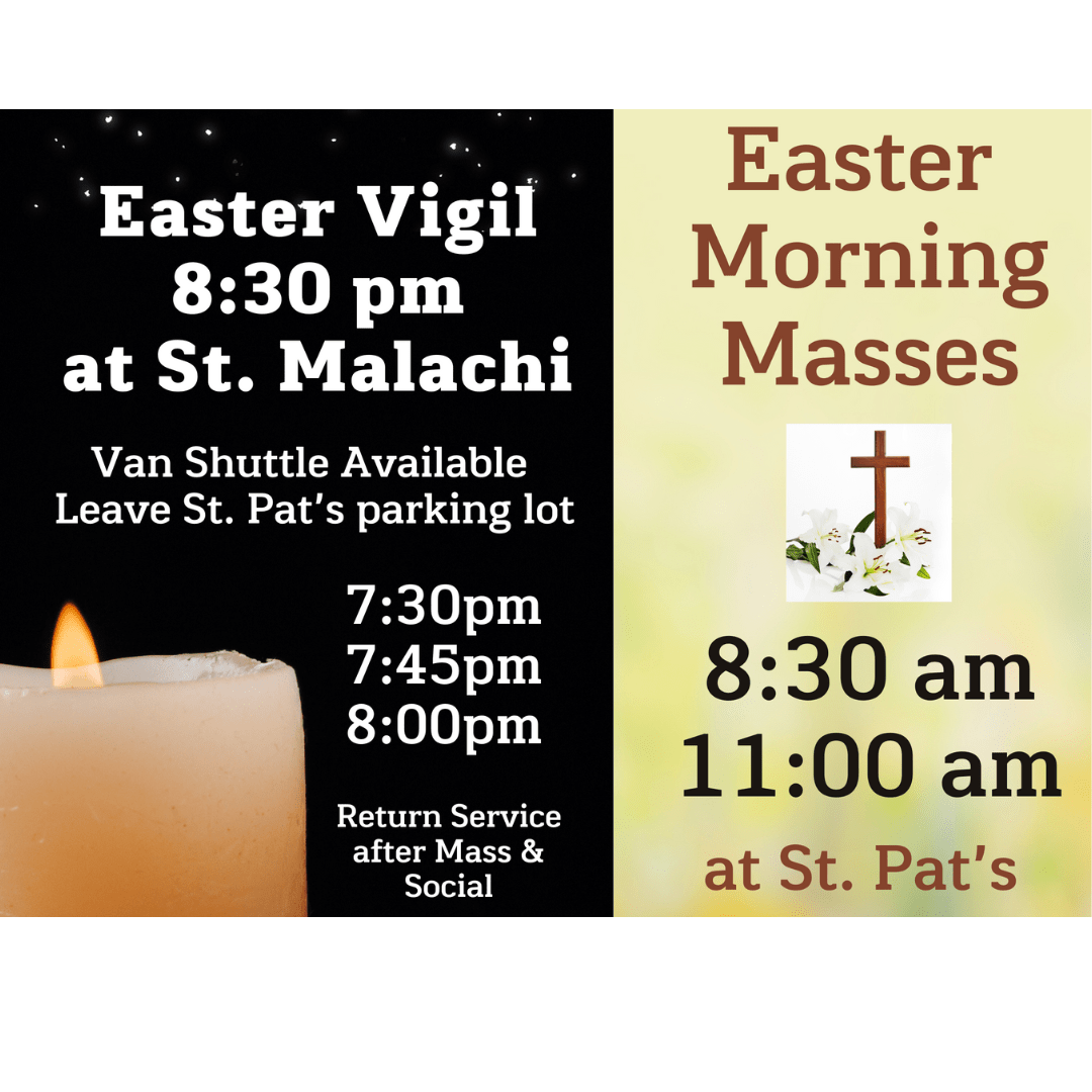 Easter Masses St. Patrick Parish