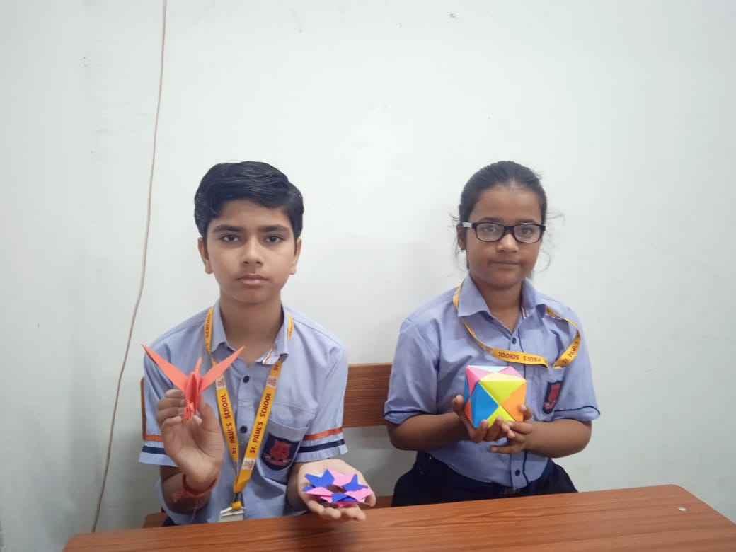 Paper Folding Activity St. Paul's School Aya Nagar