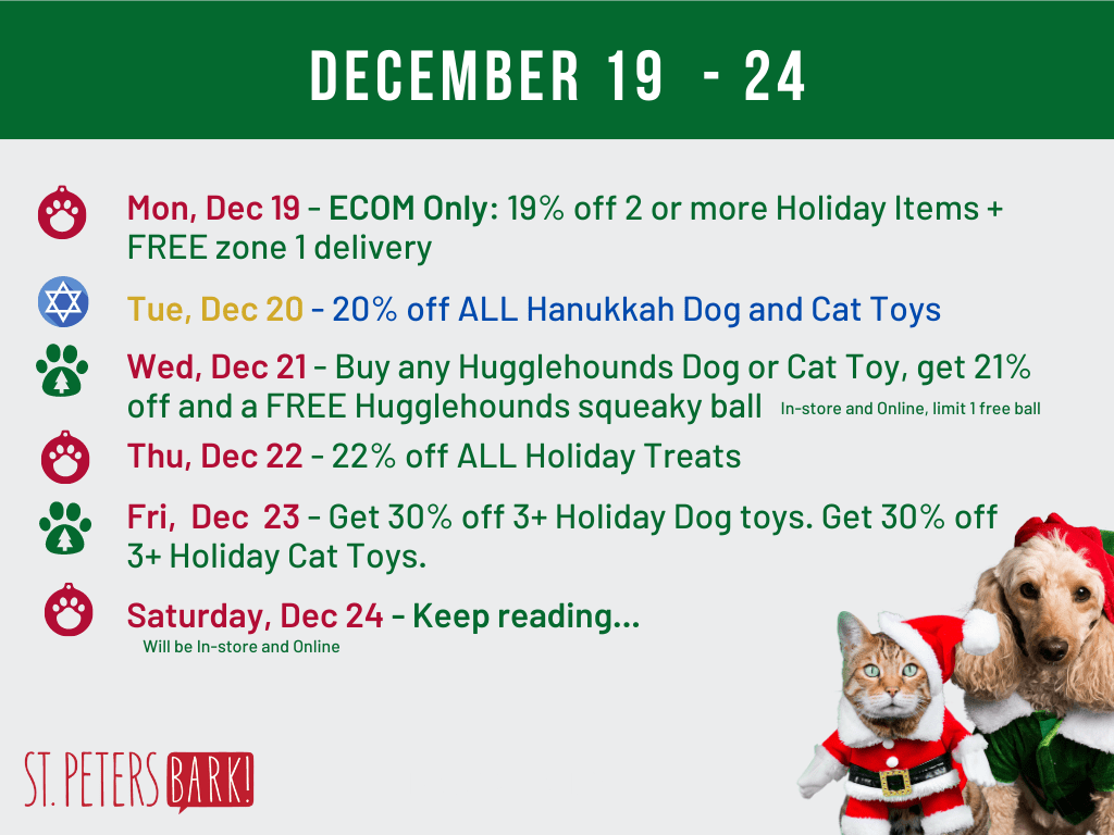 12 Days of BARK!mas Deals & Discounts St. PetersBARK