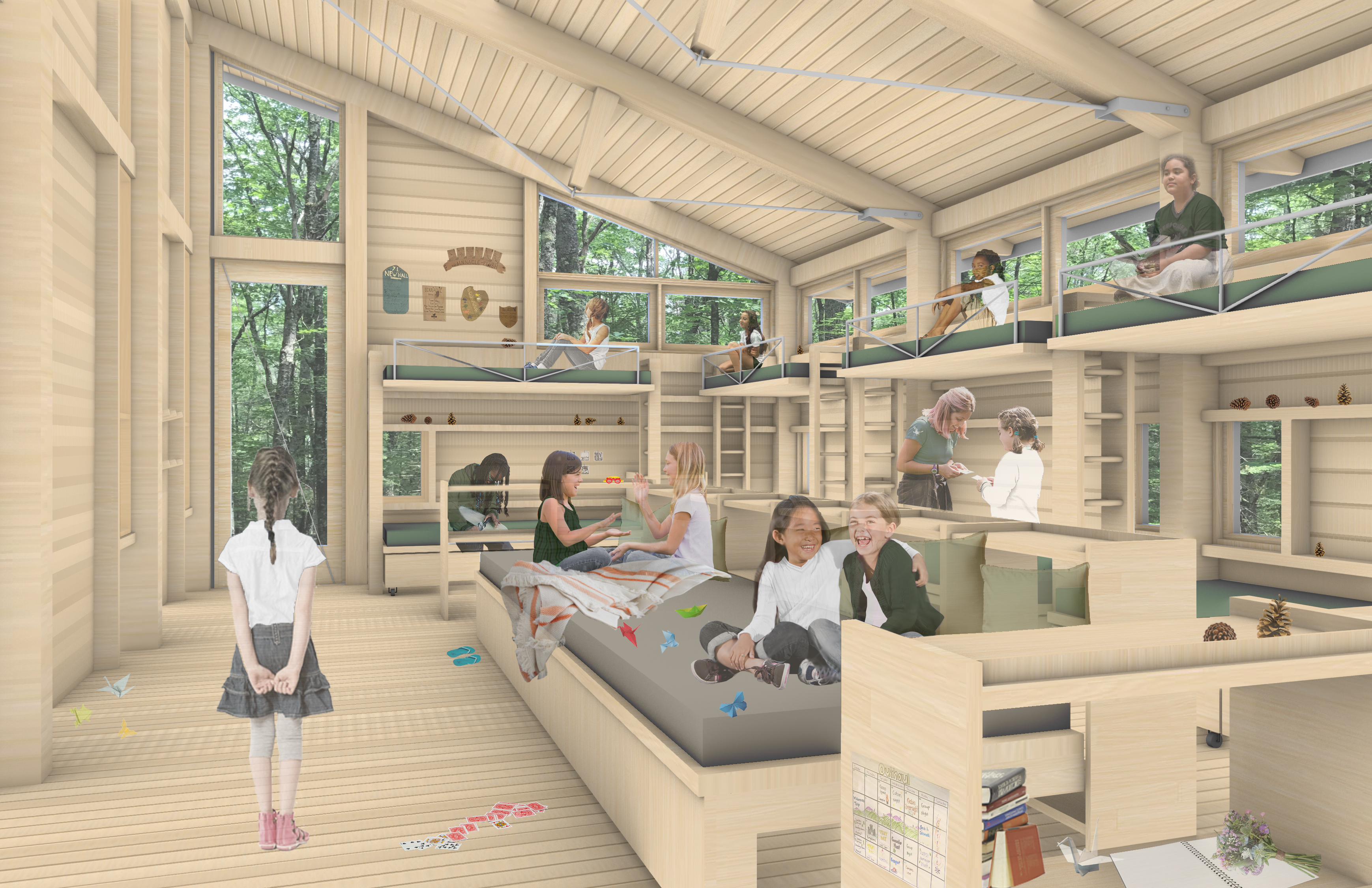 THE CHEWONKI FOUNDATION SUMMER CAMP CABINS Susan T Rodriguez