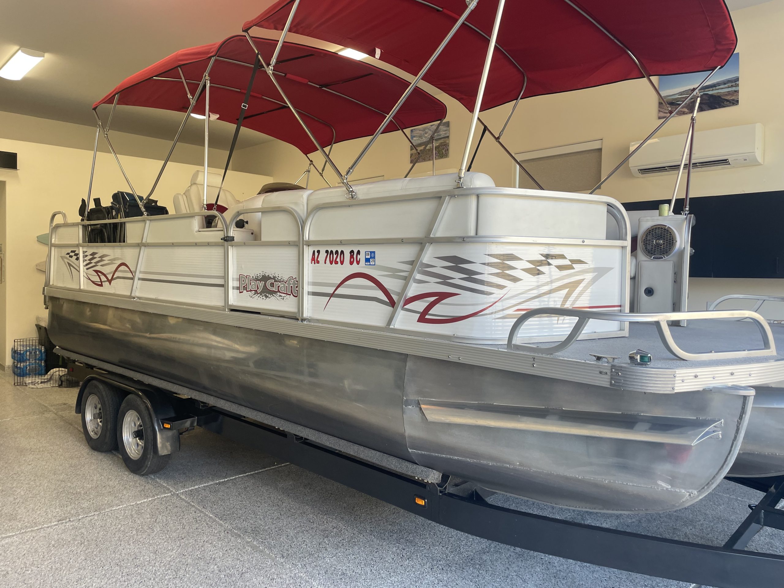 2000 22’Playcraft Tritoon 350 Str8Up Toy Trader