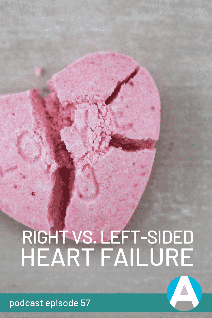 RightSided vs LeftSided Heart Failure Episode 57 Straight A Nursing