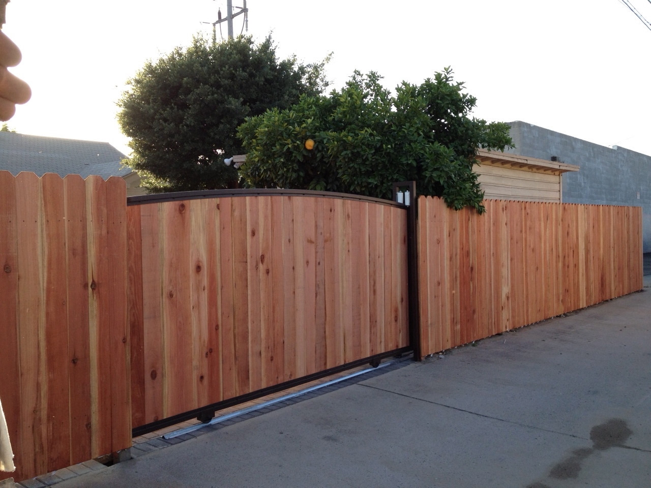 Custom Fencing Custom Steel Framed and Wood Framed Gates In Lakewood