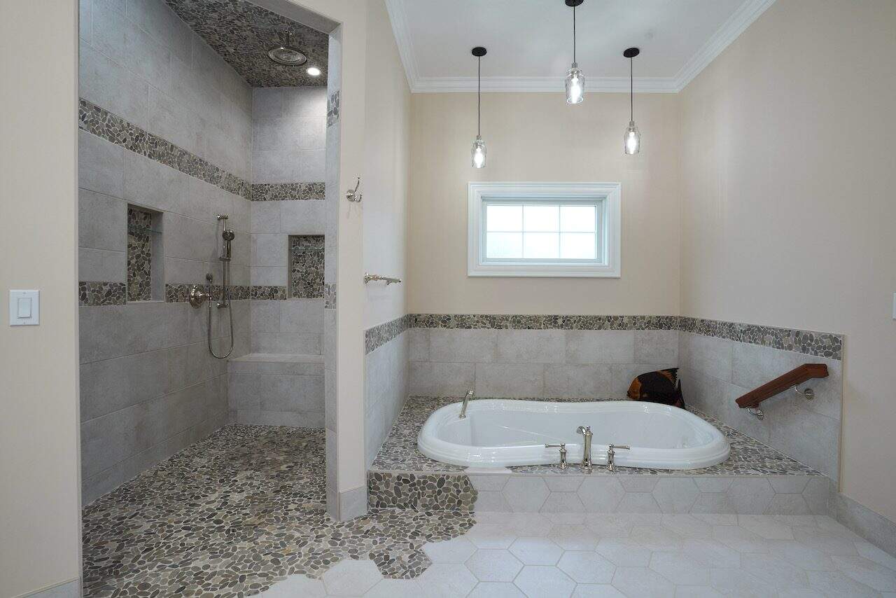 Custom Built Bathrooms Near Me Straight Line Design