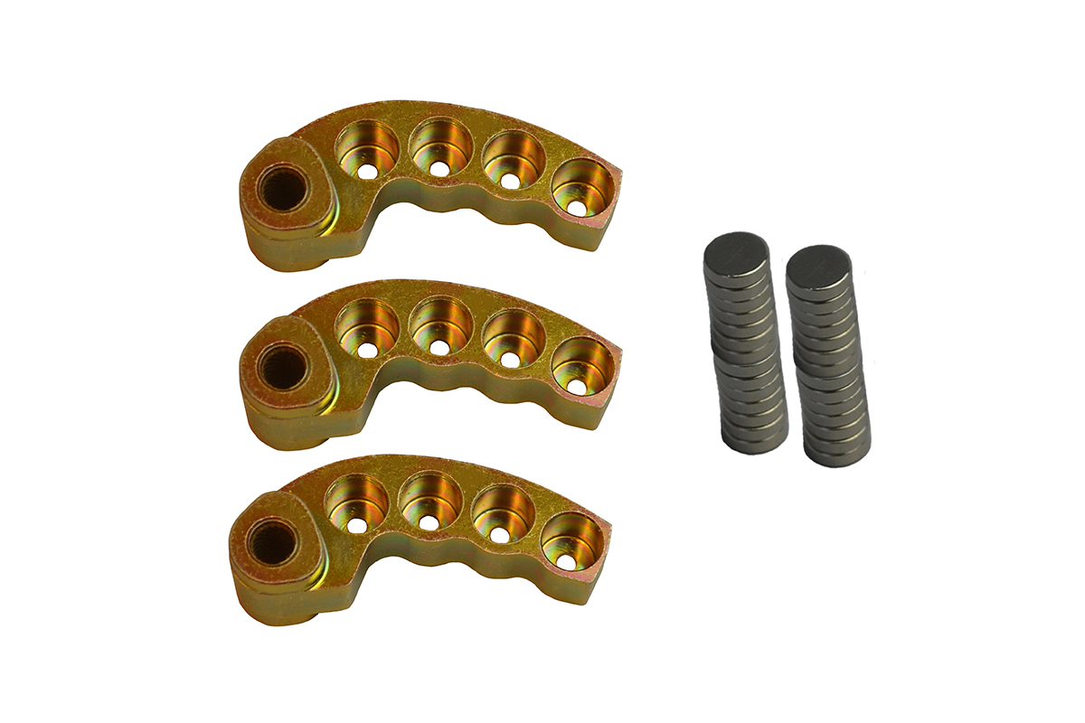 Arctic Cat "TEAM" primary clutch adjustable weight kit. Gram range from