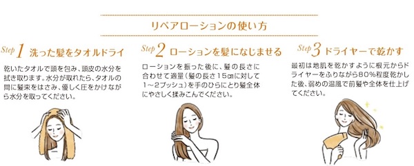 ドライヤーの熱でシュルルン髪！フラガールの「リペアローション for Hair」 THEWWW