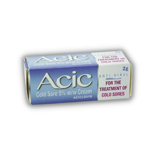 Acic Cold Sore 5 Cream 2g Strand Pharmacy