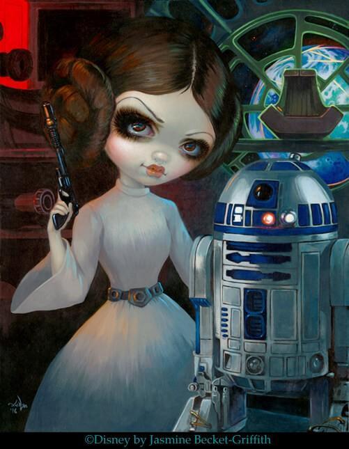 Princess Leia & R2D2 by Jasmine BecketGriffith Disney