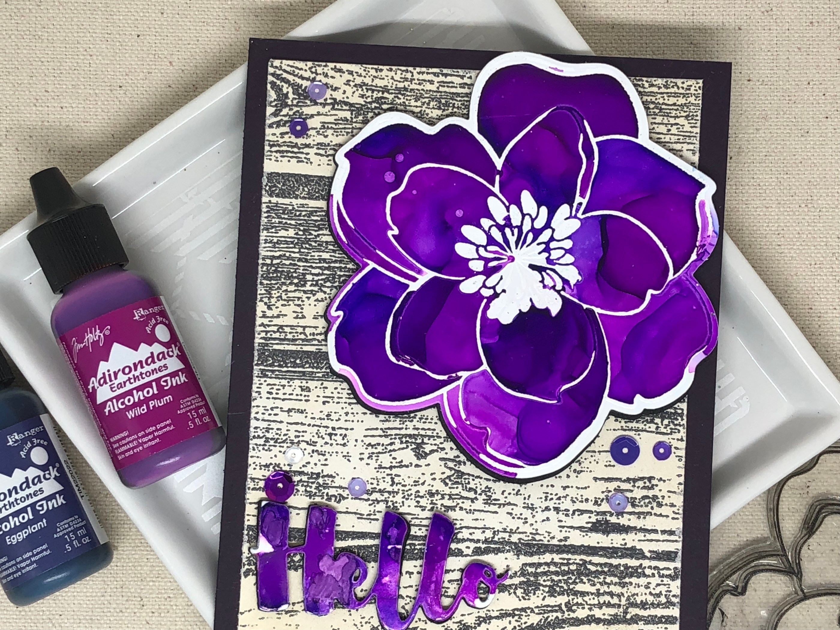 Painting with Alcohol Inks Strangely Creative