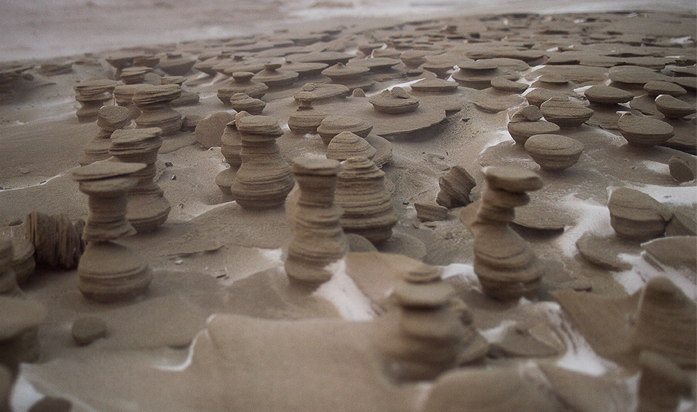 Hoodoos Strange frozen sand towers are out of this world! Strange Sounds