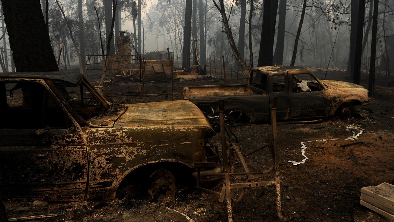 Valley fire Middletown apocalypse photo and video Strange Sounds