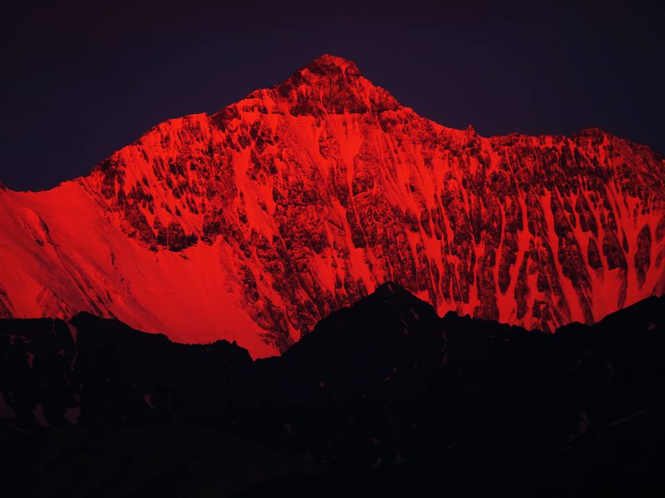 Blood red snow in Chile Strange Sounds