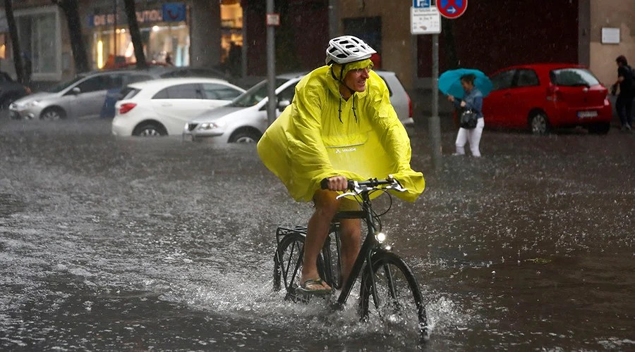 Weather war Berlin and Moscow flooded during severe storm outbreaks