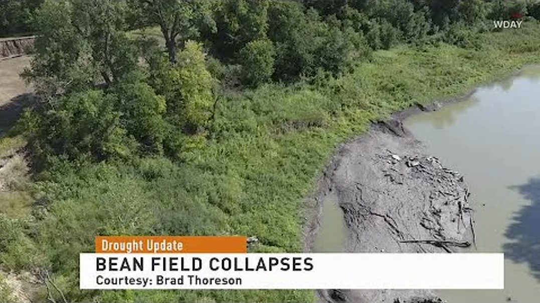 Bean field collapses and falls 25 feet overnight in rural Minnesota