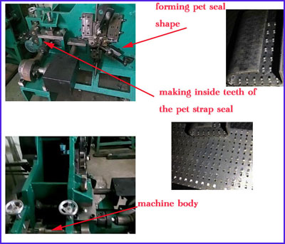 Machine à joint dentelé de cerclage en PET pour joint