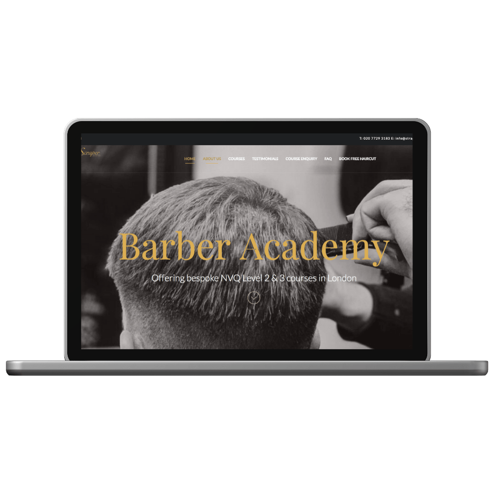 Barber Academy Strap and Scraper London Barber Shops in London