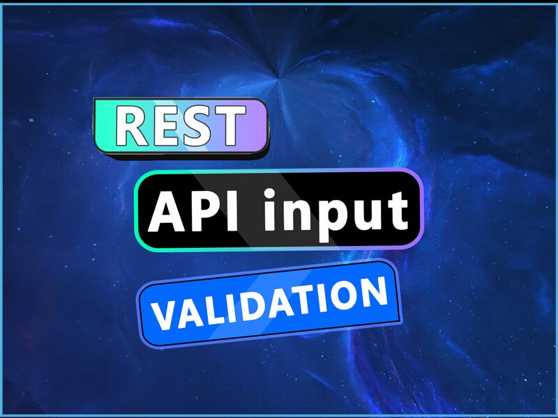 Rest API input validation in nodejs Strapengine