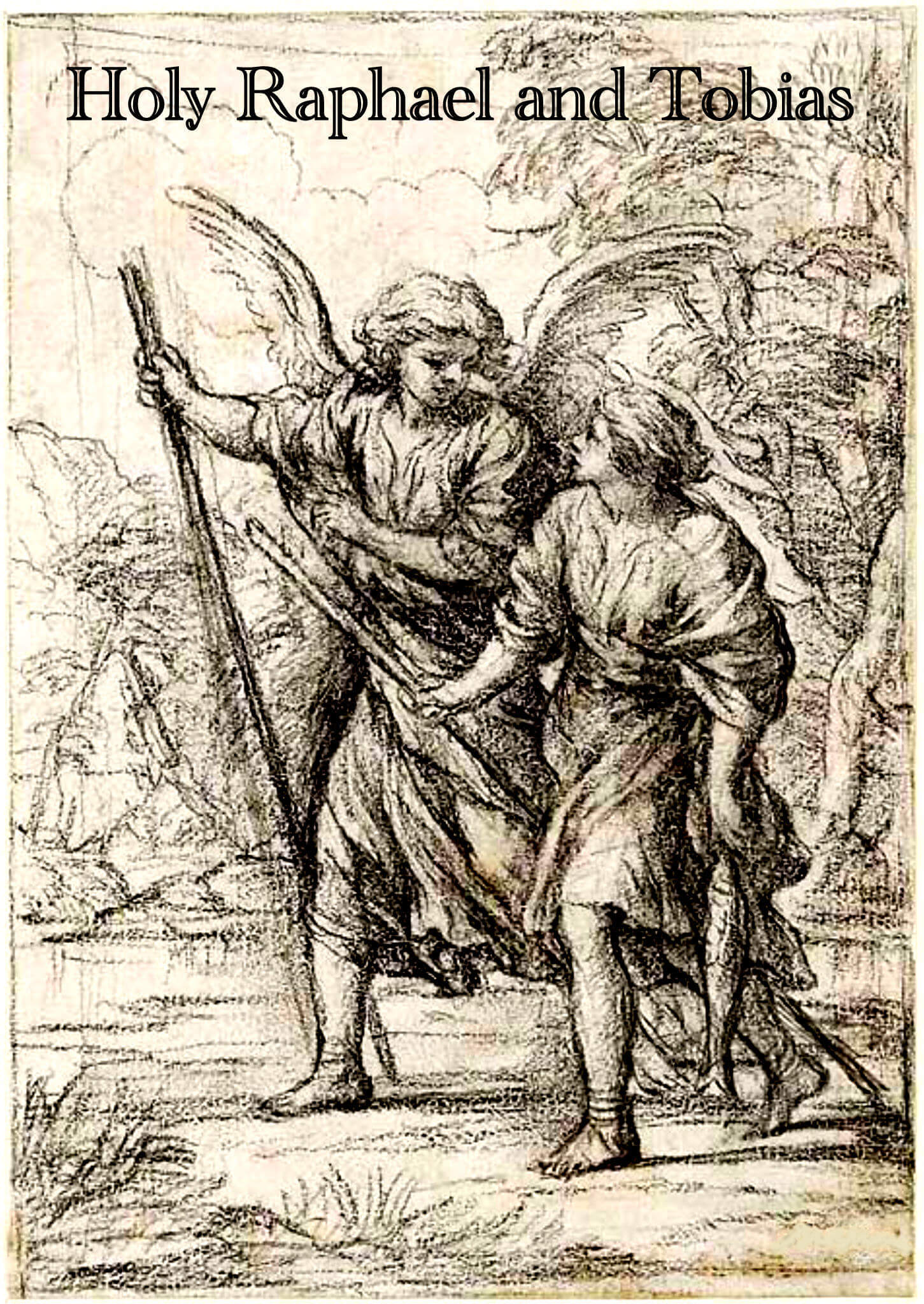 Raphaeldrawing1 Archangel St. Raphael Holy Healing Ministry