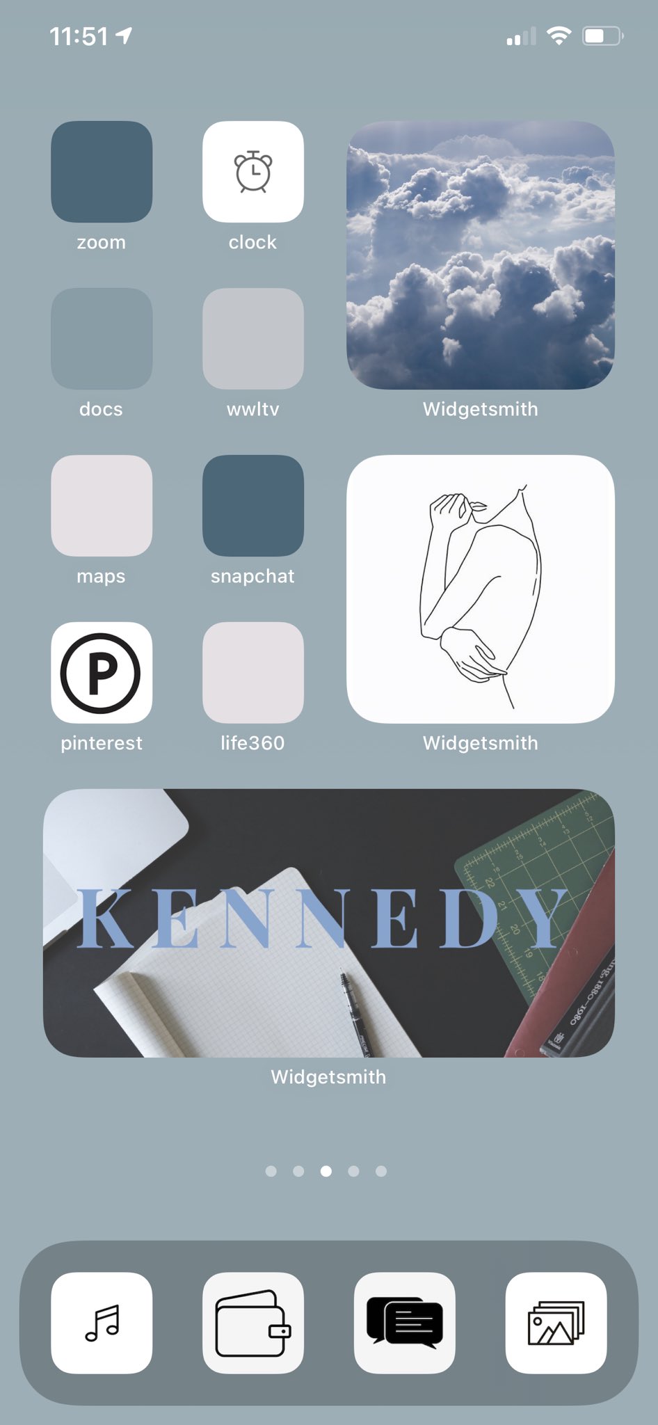 Blue Themed Home Screen Ideas STRAPHIE