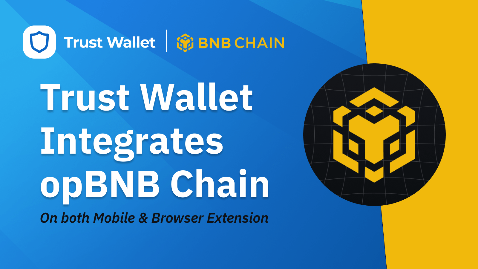 Trust Wallet Integrates opBNB A LowCost, OpenSource Layer 2
