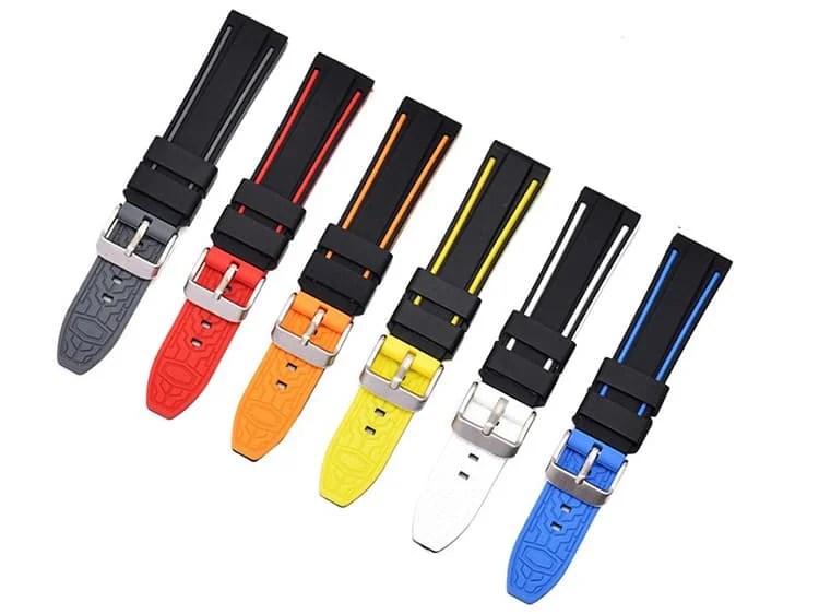 Silicone watch bands double color Strapmill