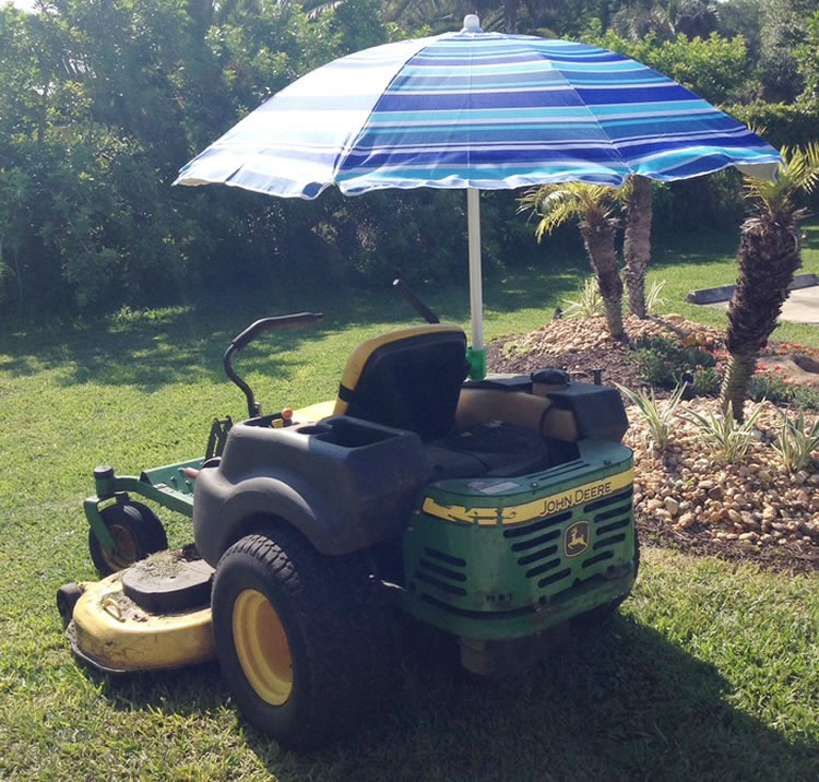 Mower Shade, Umbrella holder Anchor Strapshade