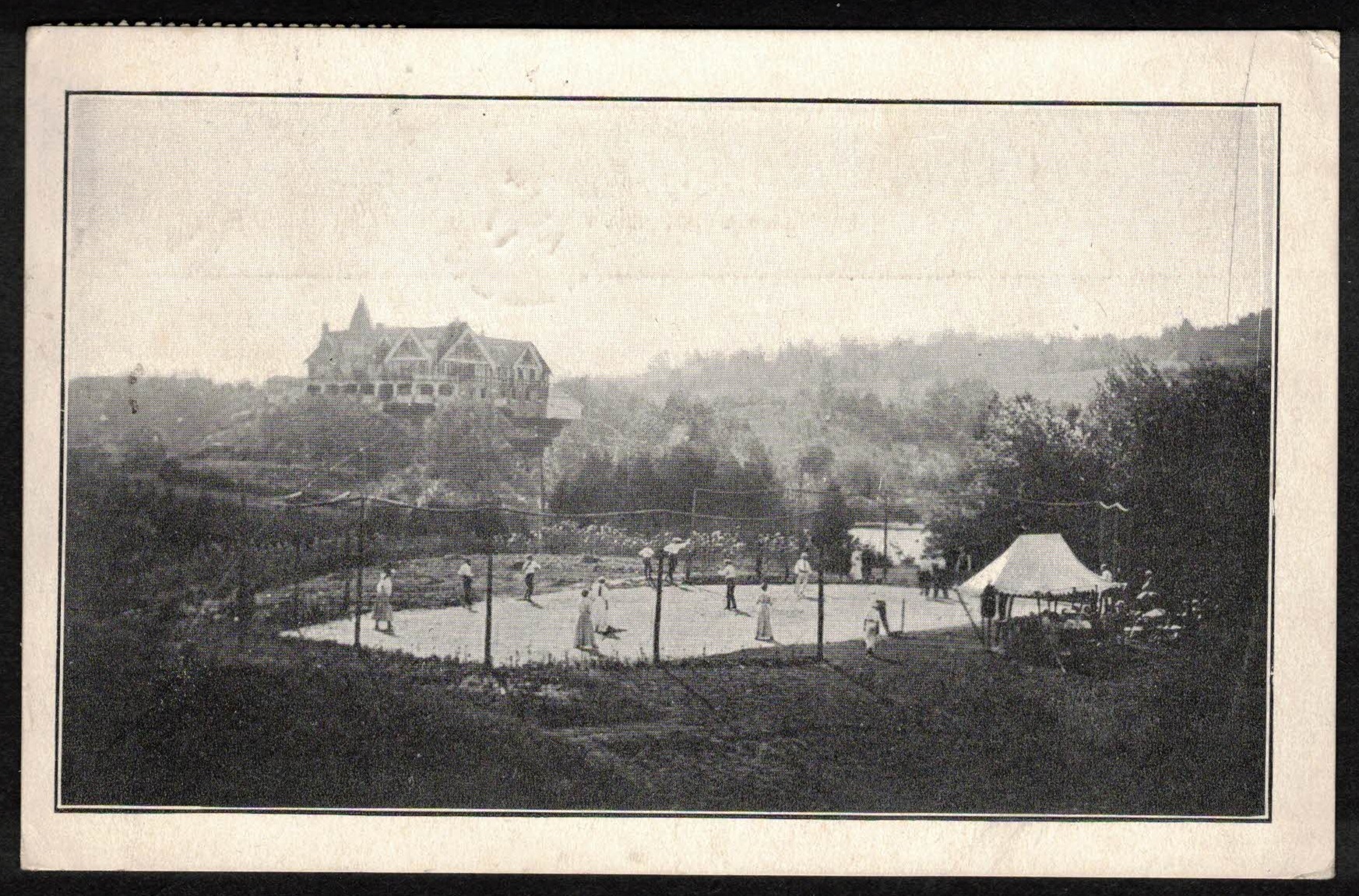 Caledon Mountain Trout Club, Inglewood, Ont. (PEL), set of 3 b&w post cards circa 1917 Scott