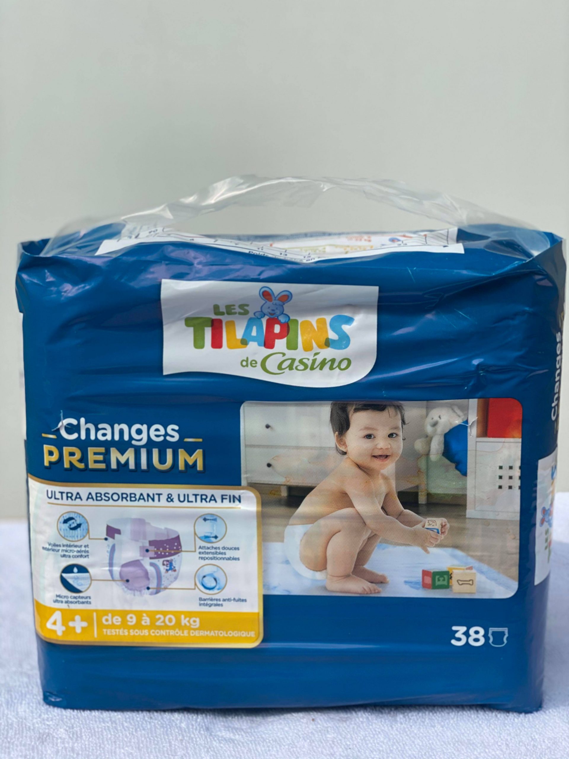 Couches Les Tilapins Taille 4+ Strass Destock