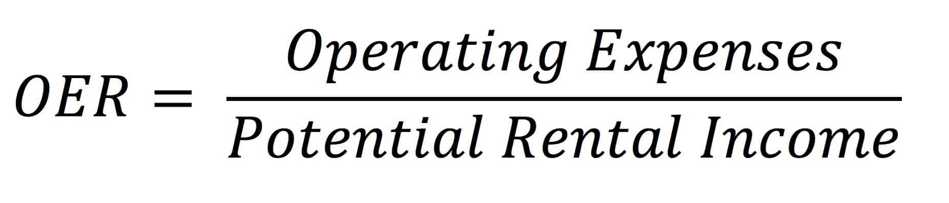 Operating Expense Ratio OER Formula STRATAFOLIO