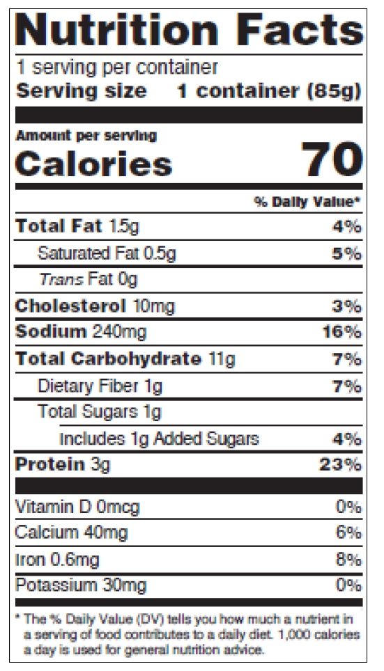 2016 Nutrition Facts FDA Small Entity Compliance Guide