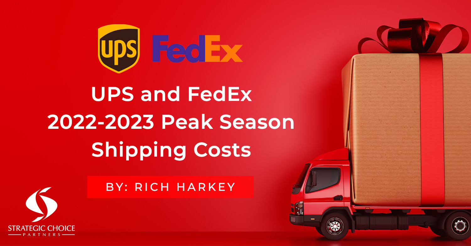 UPS and FedEx 20222023 Peak Season Shipping Costs