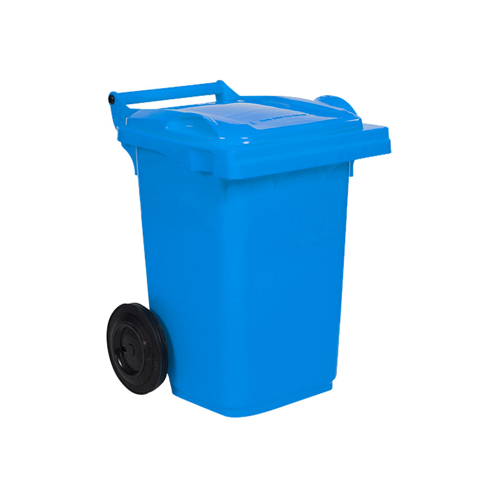60L Wheeled Bin Blue Stratex