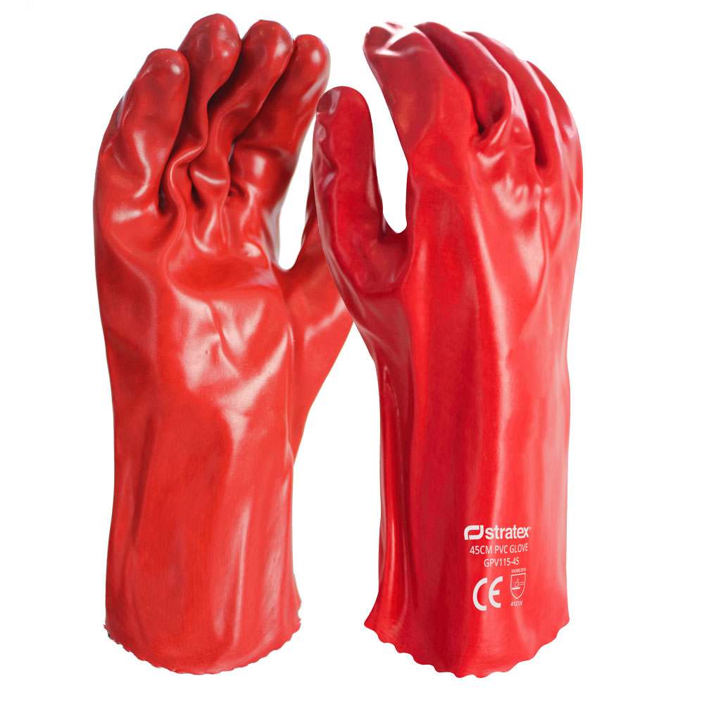 PVC Chemical Resistant Glove 45cm Stratex