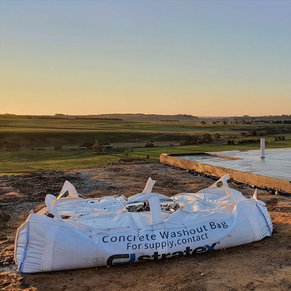 Concrete Washout Bag, 2470kg 177 x 105 x 39 cm Stratex