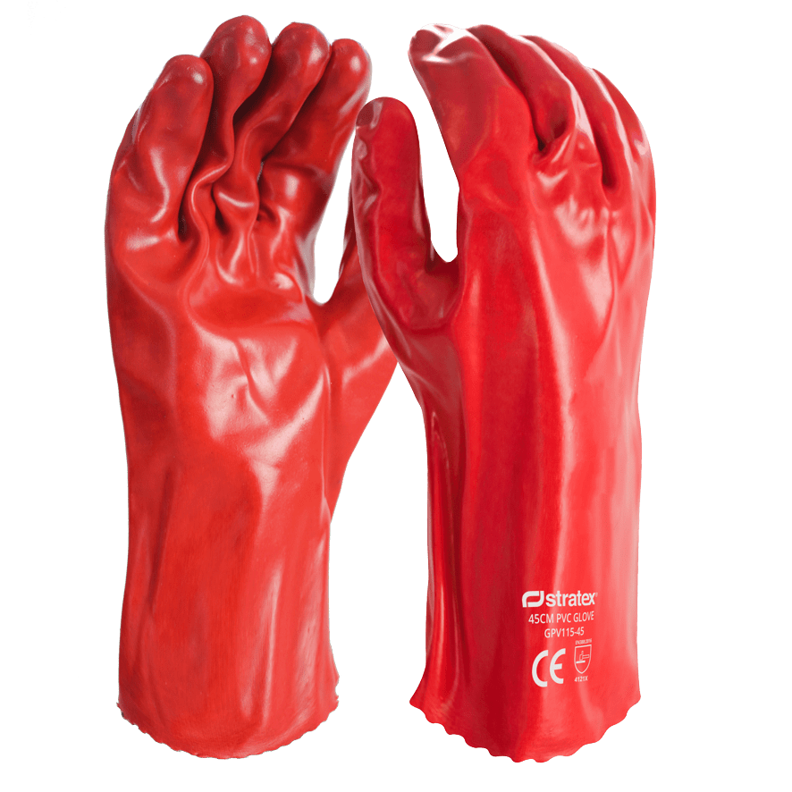 PVC Chemical Resistant Glove 45cm Stratex