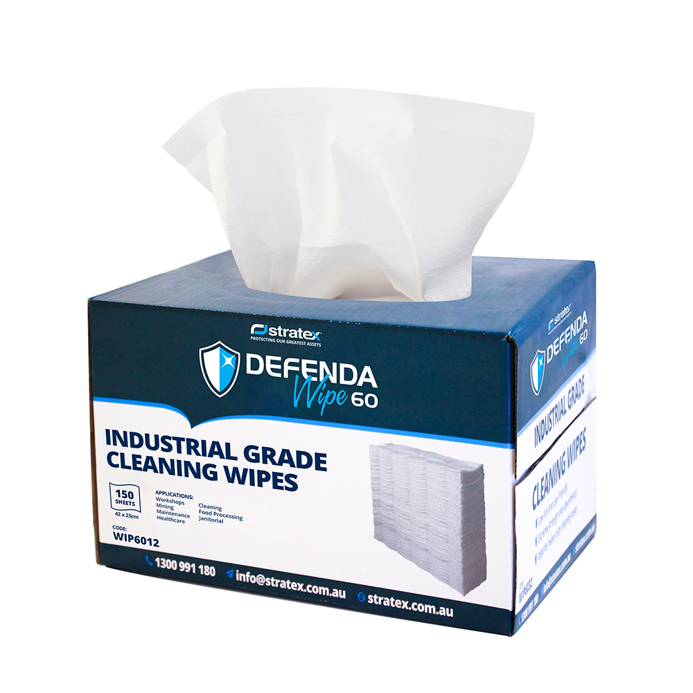 DefendaWipe 60 Disposable Cleaning Wipes Stratex