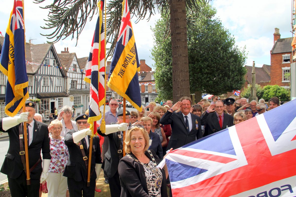 Alcester residents raise flag for Armed Forces Day The Stratford Observer