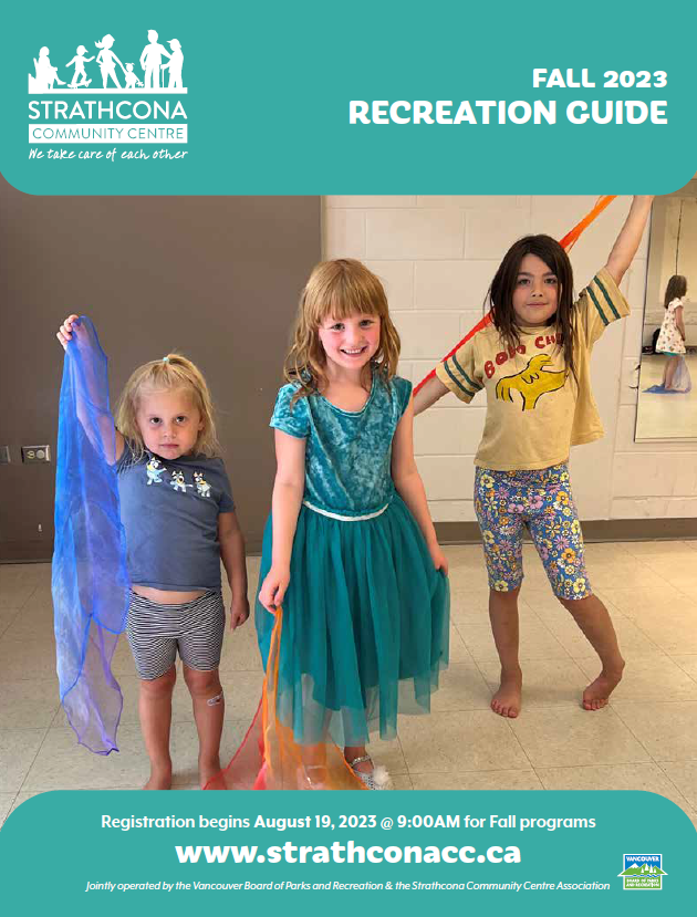 Current Program Guide Strathcona Community Centre Association