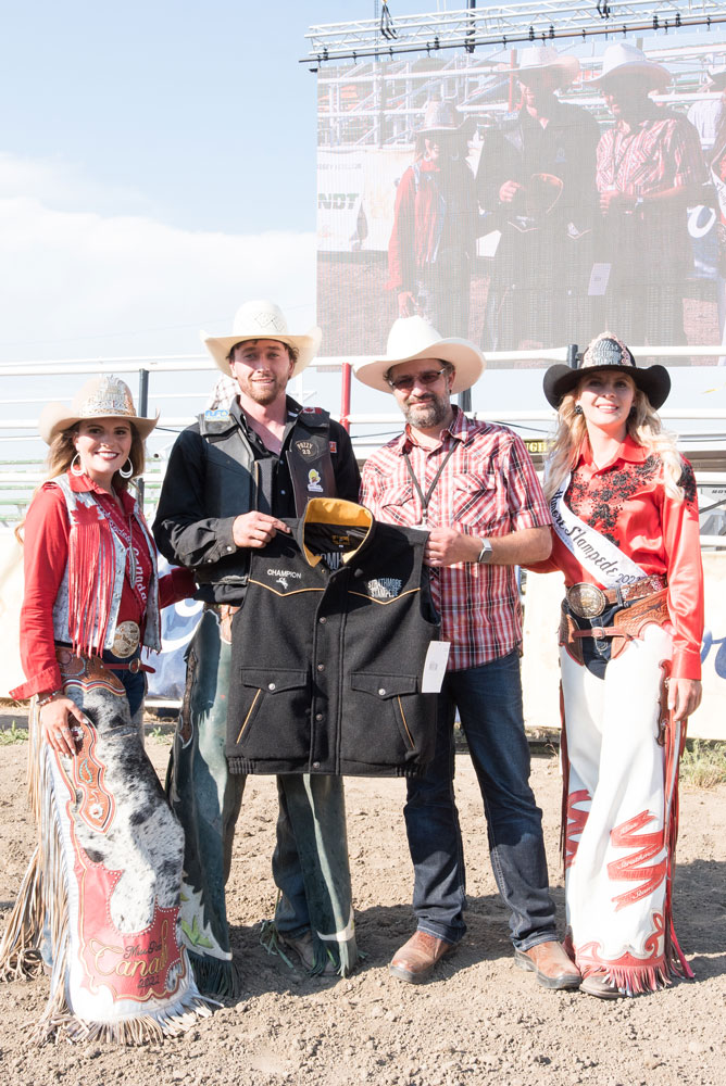 Bull rider Hansen saves best for last at Strathmore Stampede rodeo Strathmore Times