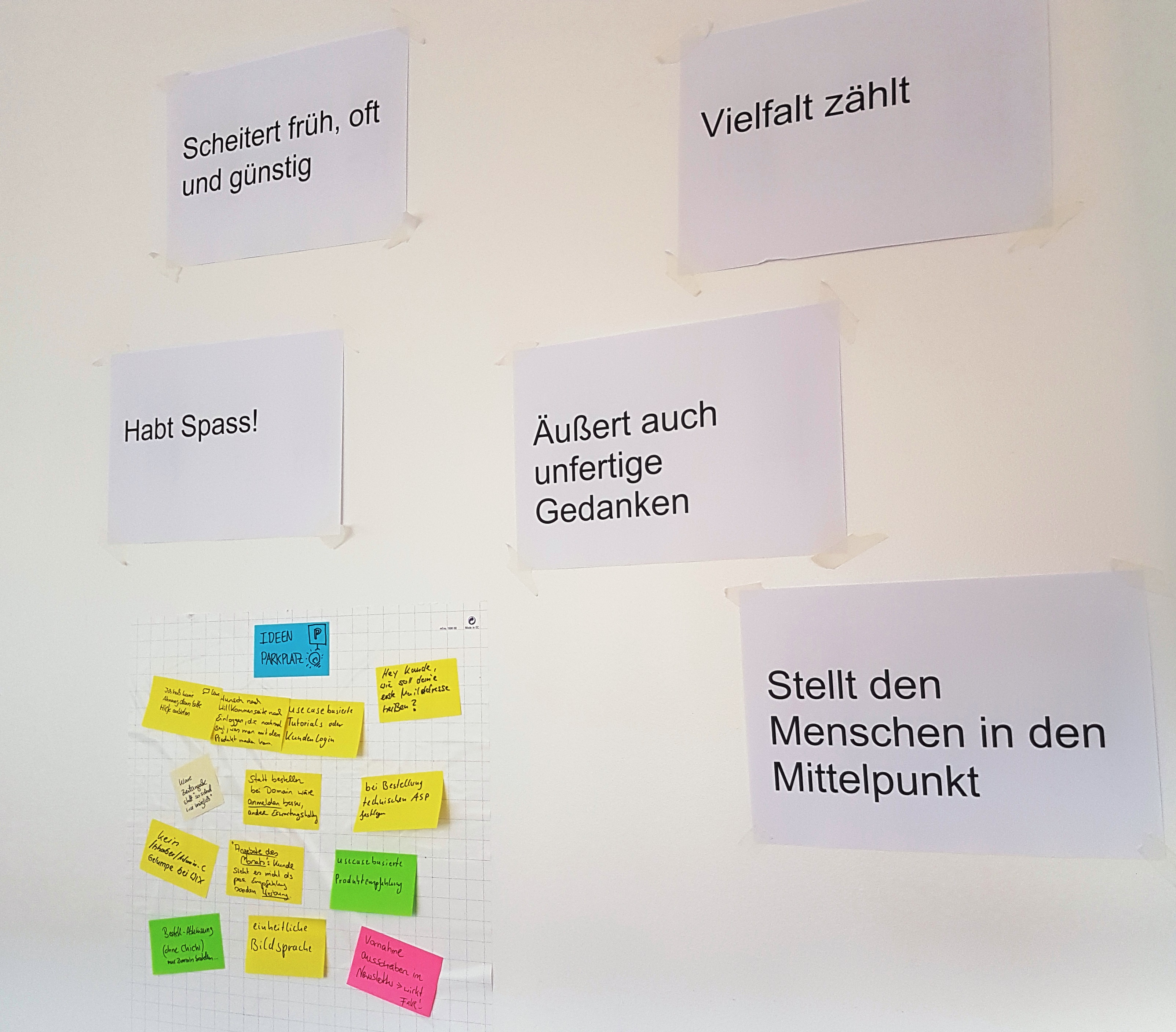 Design Thinking Regeln design bild