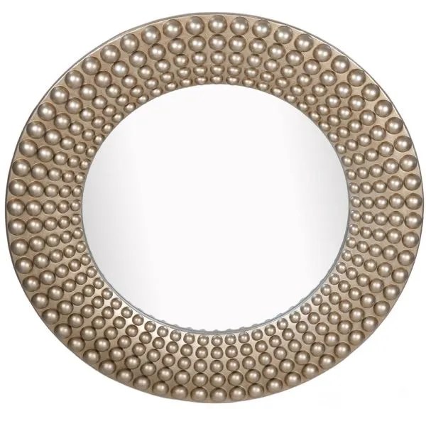 CHAMPAGNE ROUND MIRROR Strawbridge