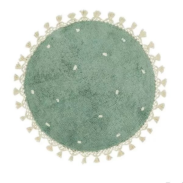 DOTTY CIRCULAR RUG OPAL 70cm Strawbridge