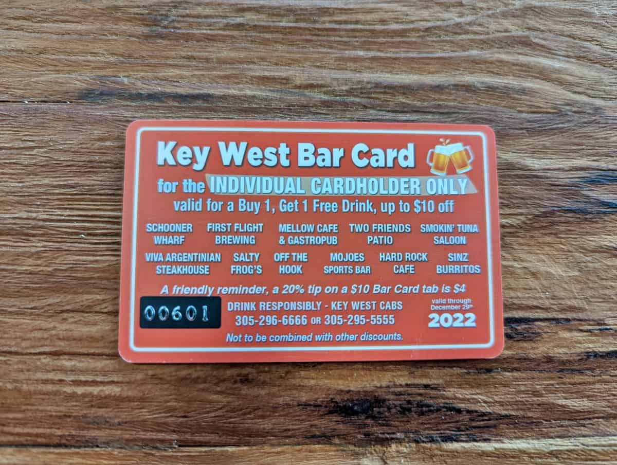 The Key West Bar Card All You Need to Know