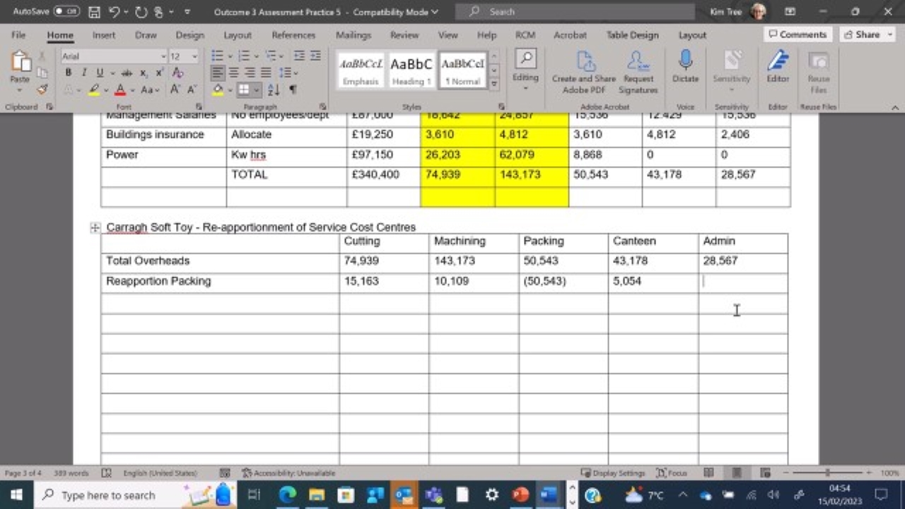  Cost Accounting 3 Overhead Absorption and Allocation