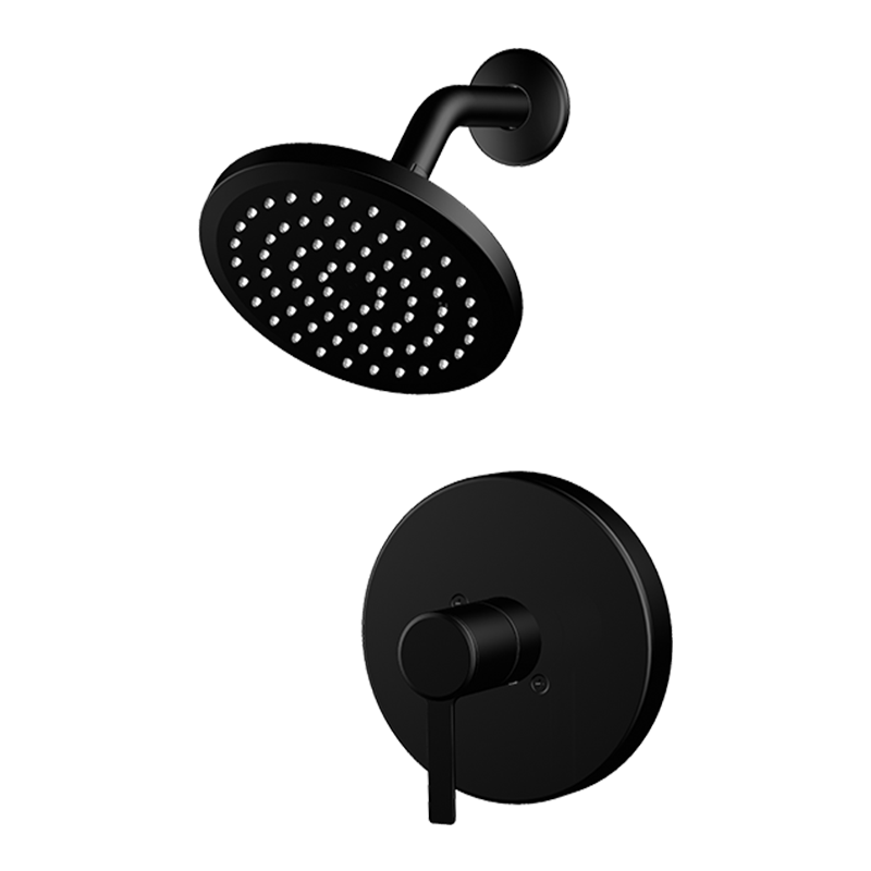 Hudson Black Matte Shower Modern Trim Kit – Stream33