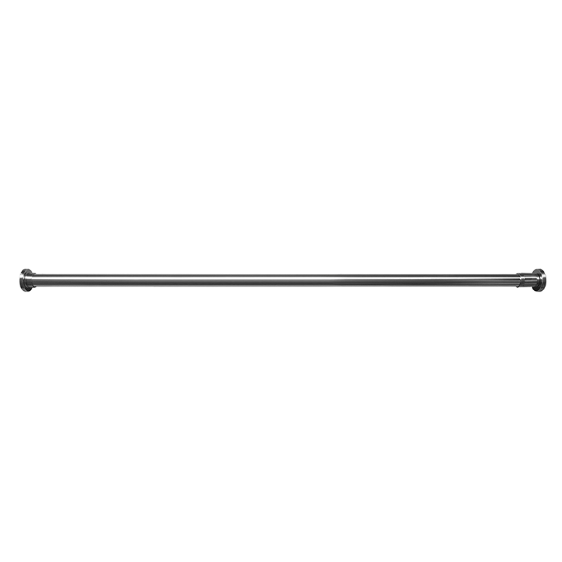 Hudson 60 in Straight Shower Rod Brushed Nickel Stream33