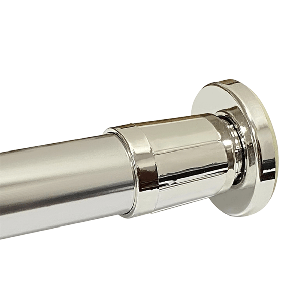 Hudson Shower Curtain Flanges Chrome Stream33