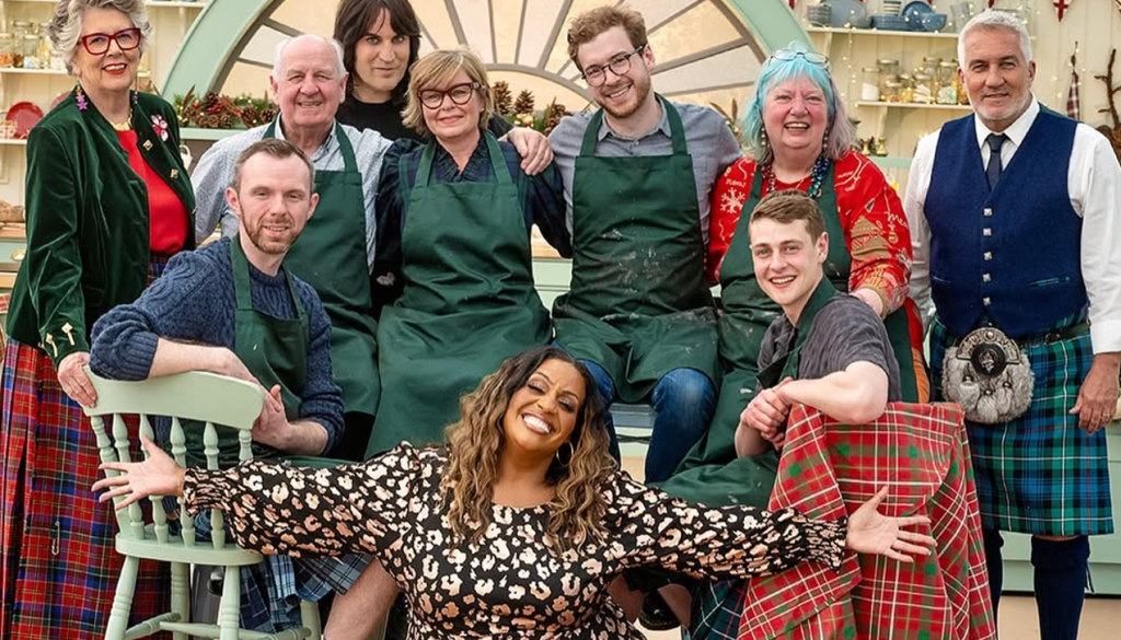 The Great British Bake Off Presenters and Judges StreamDiag